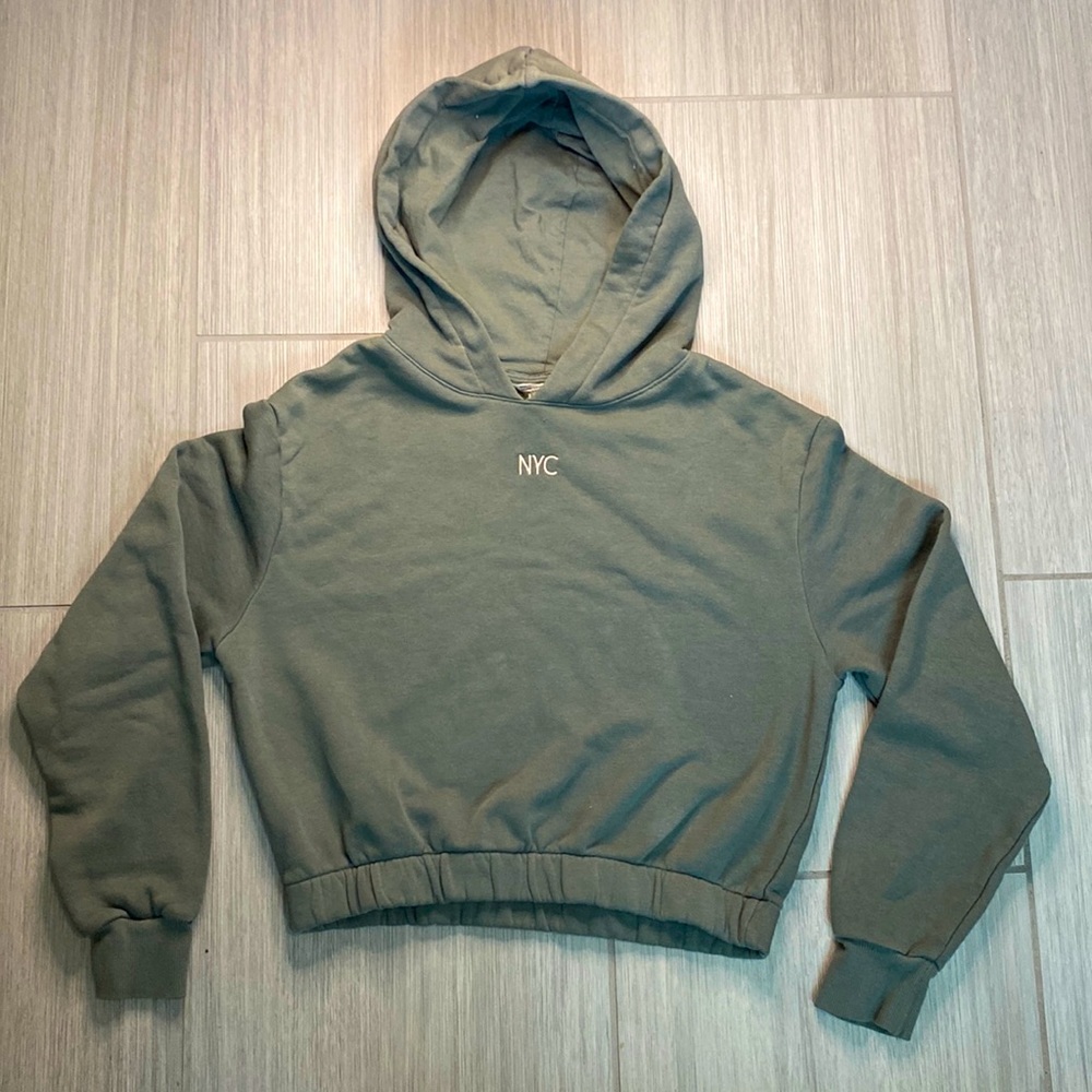 Forest green N.Y.C H&M hoodie